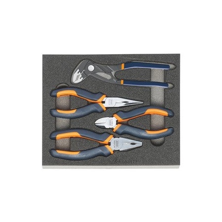 Garant Pliers set in Heavy Duty Foam, 4 Pc 954171 4